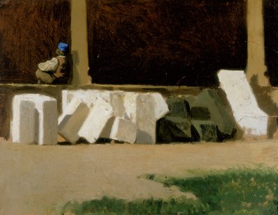 Krużganek kościoła Santa Croce autorstwa Giuseppe Abbati